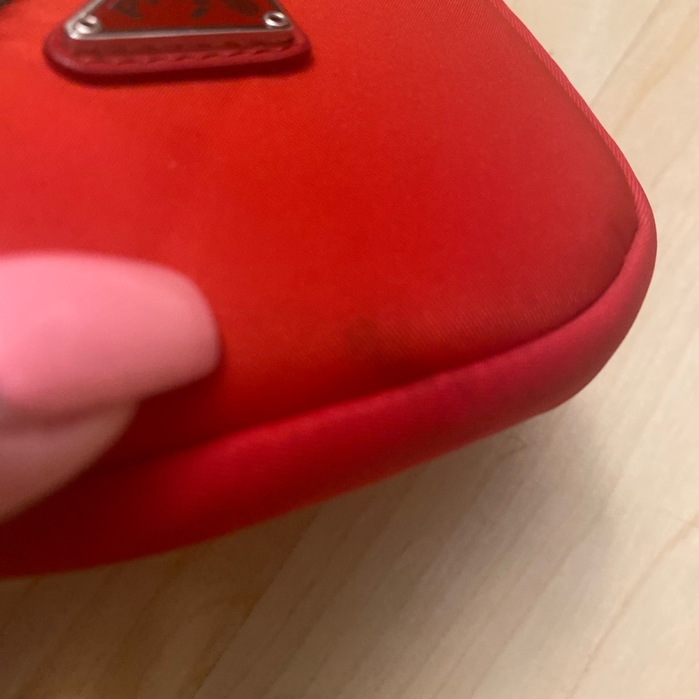 Prada nylon red pouch - Picture 9 of 14